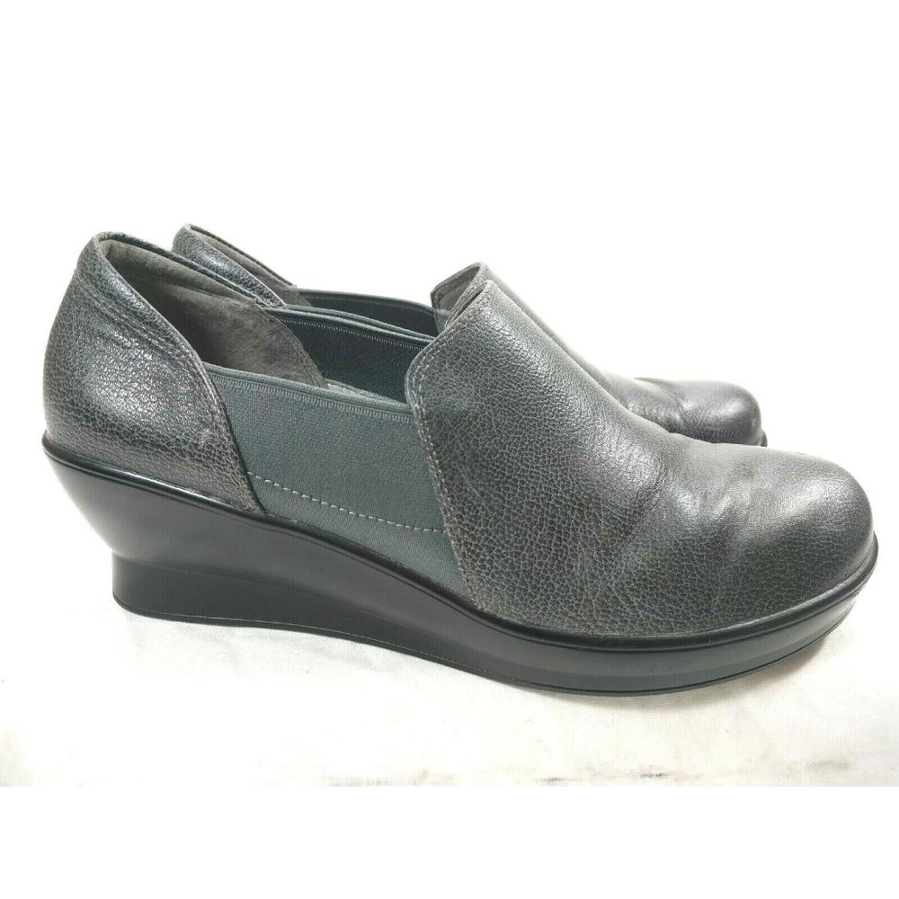 Alegria by PG Lite Wedge Shoes FRA-883 Gray 9.5